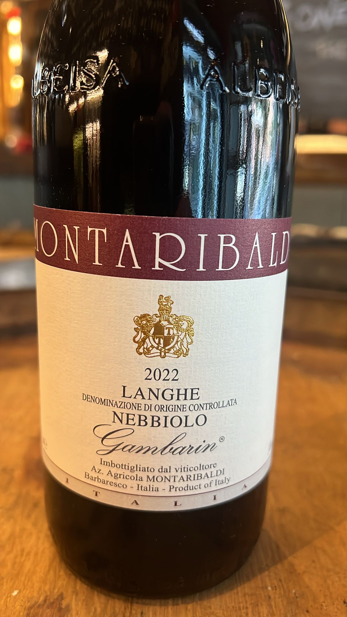 Gambarin Rosso Nebbiolo delle Langhe Doc 2022
